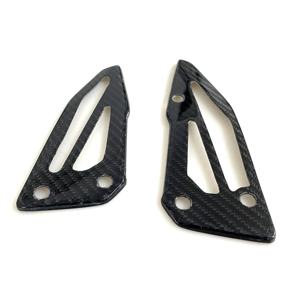 For YAMAHA MT10 FZ10 Mt10 2016 2017 2018 2019 2020 2021 100%Carbon Fiber Motorcycle Accessories Heel Guard Plates Foot Rests