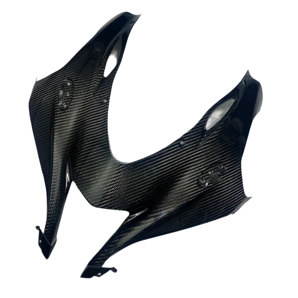 Carenado frontal en fibra de carbono 3k Kawasaki ZX10R ZX 10R 2016/2020