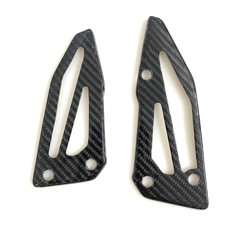 For YAMAHA MT10 FZ10 Mt10 2016 2017 2018 2019 2020 2021 100%Carbon Fiber Motorcycle Accessories Heel Guard Plates Foot Rests