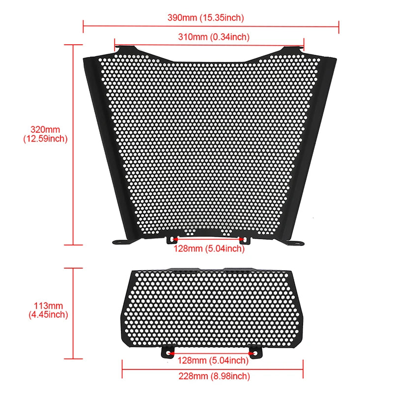 For BMW S1000RR S1000R M1000RR M1000R 2019 2021 2022 2023 2024 Motorcycle Radiator Guard Protection Cooler Grill Cover Protector