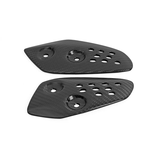 For YAMAHA MT07 FZ07 2014-2023 Carbon Fiber Motorcycle Accessories Pedal Guard Rear Pedal Guard Heel Plate Decorative