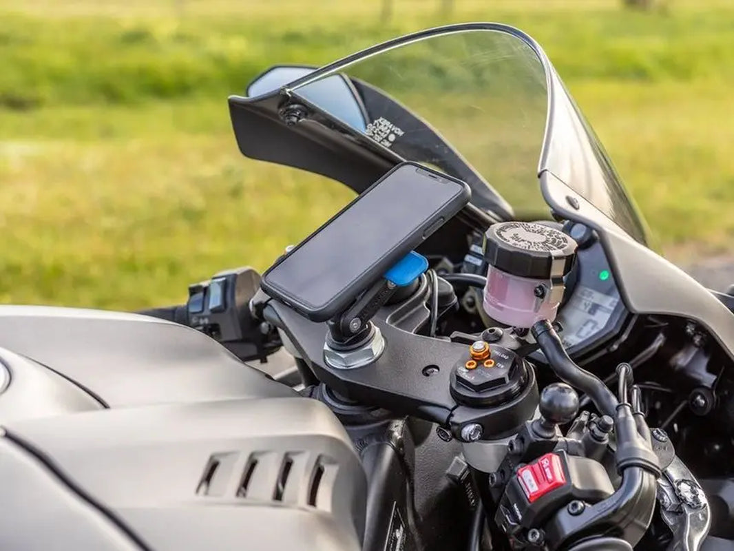 Quad Lock Phone Mount-Motorcycle Fork Stem Mount&Vibration Dampener