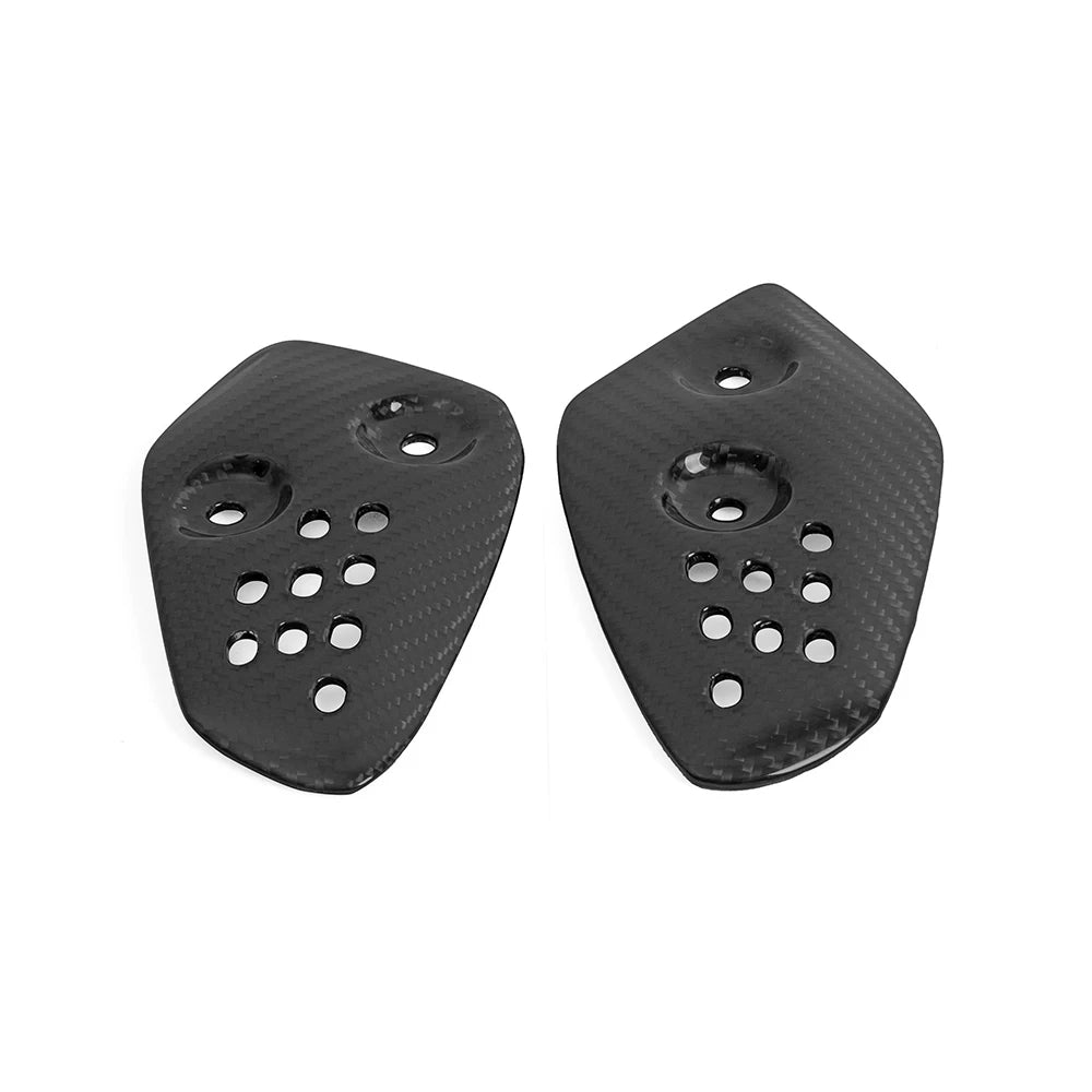 For YAMAHA MT07 FZ07 2014-2023 Carbon Fiber Motorcycle Accessories Pedal Guard Rear Pedal Guard Heel Plate Decorative