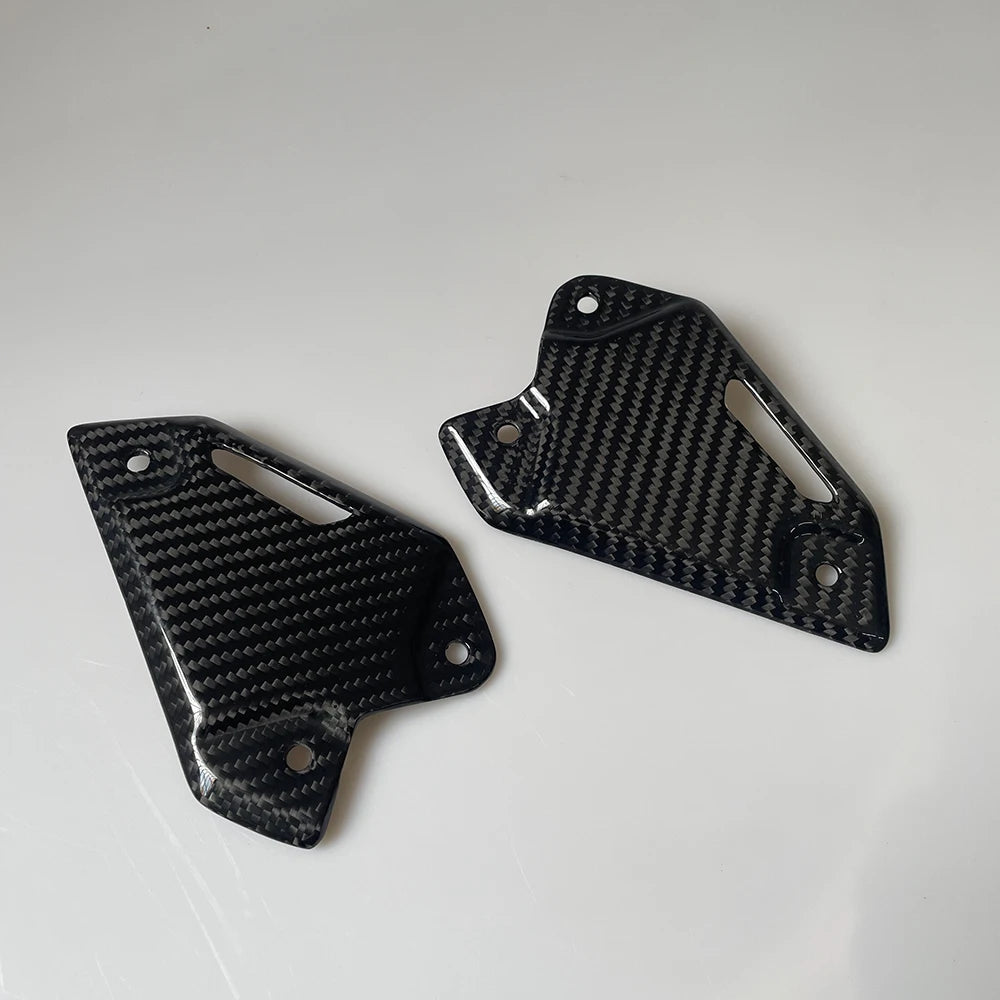 Z900 Carbon Fiber Motorcycle Accessories Footrest Heel Guard Cover for KAWASAKI Z900 2017-2023 Rearsets Foot Rest Peg Protector