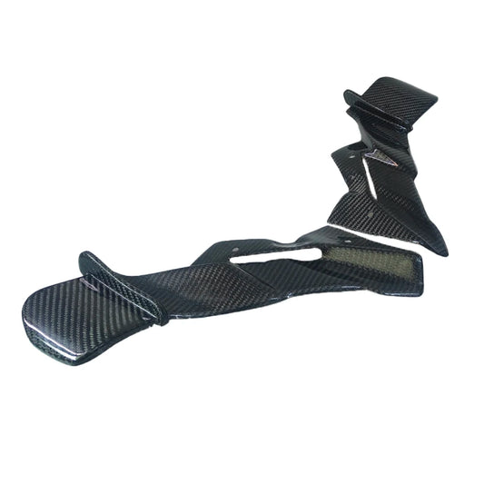 ZX6R 2024 Carbon Fiber Motorcycle Naked Front Spoiler Winglet Aerodynamic GP Wing Kit Spoiler New for Kawasaki ZX-6R 2024-2025