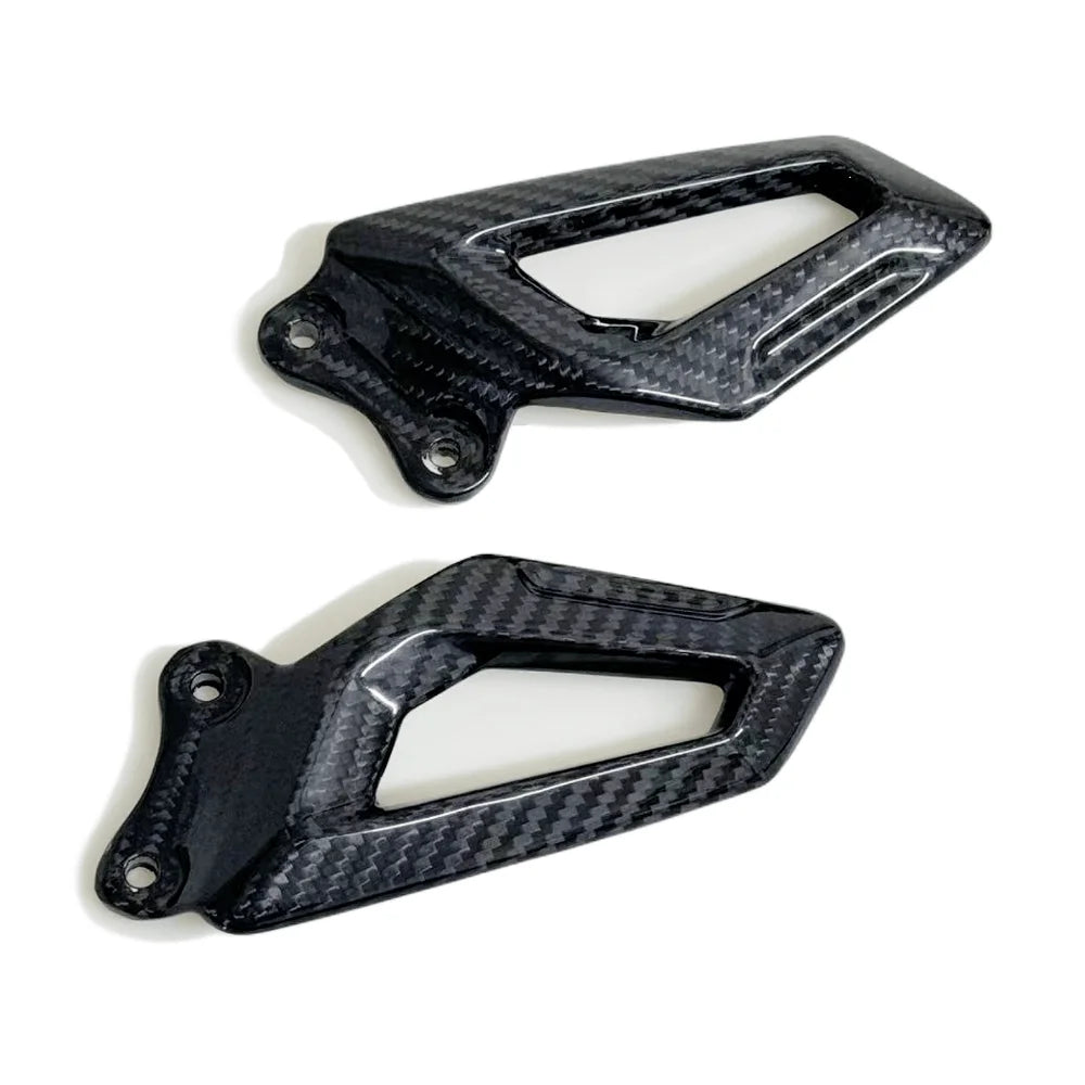 For BMW S1000RR S1000RR 2019-2023 2024 100% Carbon Fiber Motorcycle Foot Pad Protector Driver'S Heel Plates Guards Footrests