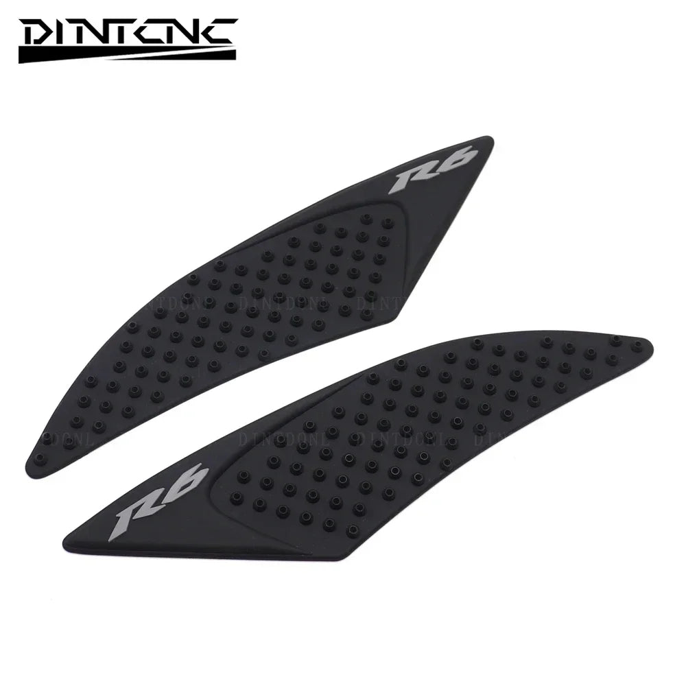 Anti-Slip Rubber Stickers for YAMAHA YZF-R6 2017-2022 Motorcycle Fuel Tank Side Protection Pad YZFR6 2020 2021 YZF R6 2018 2019