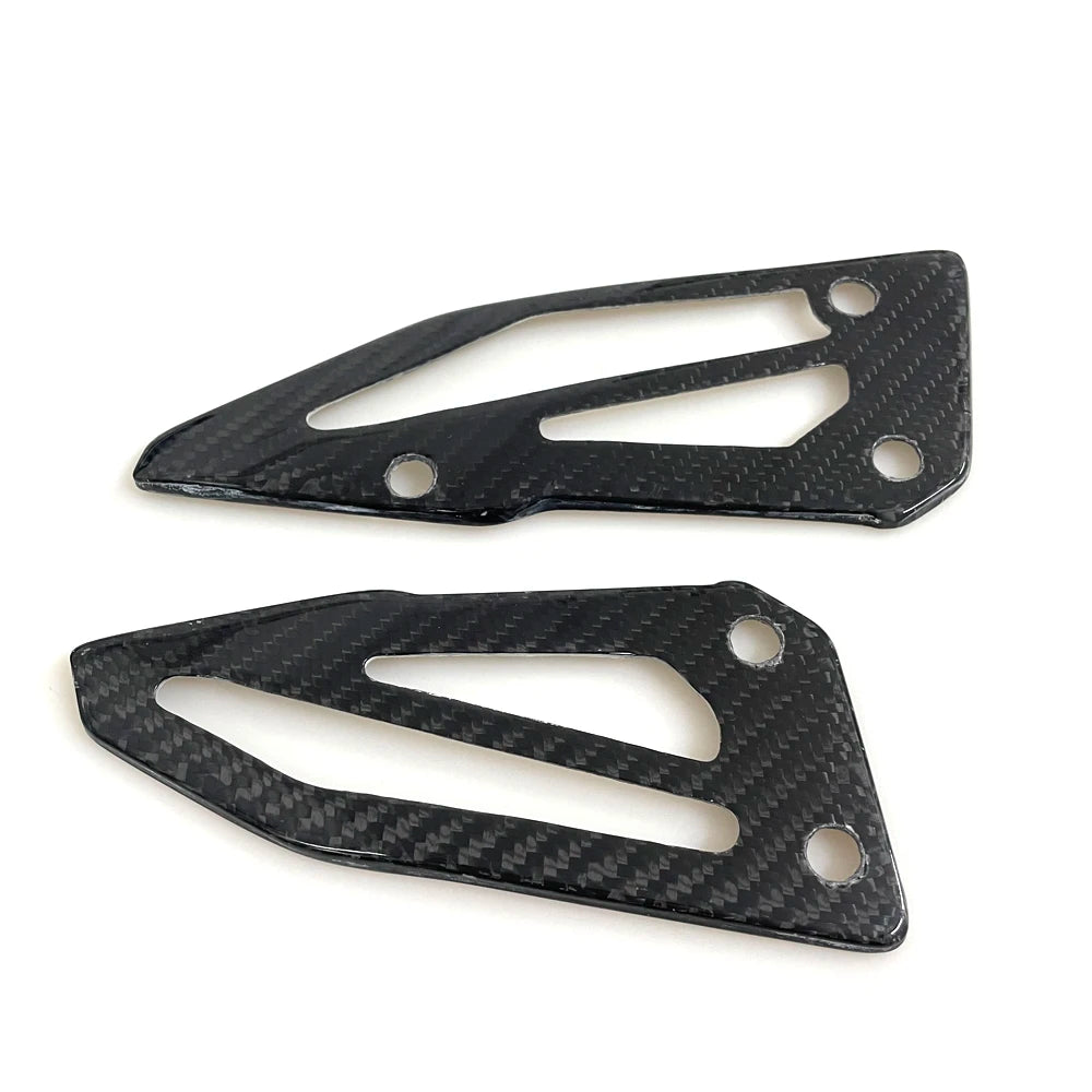 For YAMAHA MT10 FZ10 Mt10 2016 2017 2018 2019 2020 2021 100%Carbon Fiber Motorcycle Accessories Heel Guard Plates Foot Rests