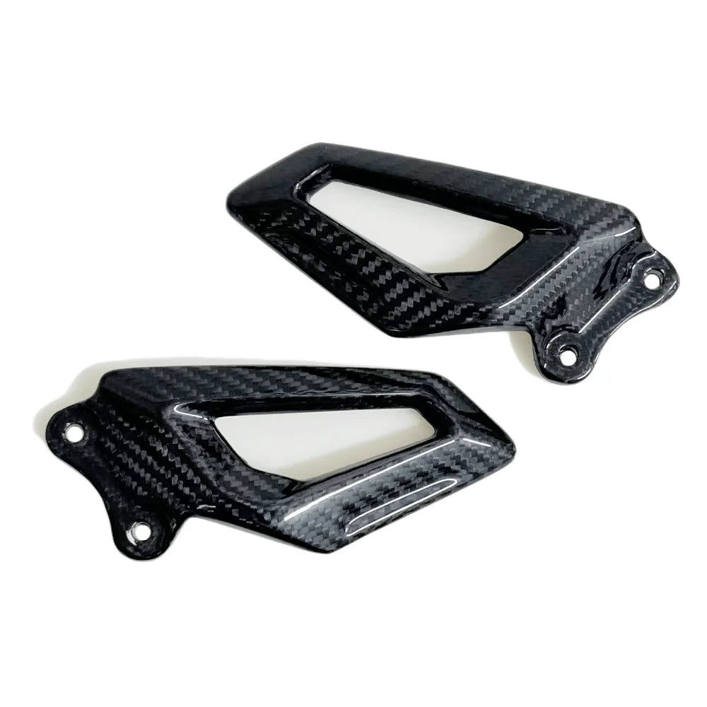 For BMW S1000RR S1000RR 2019-2023 2024 100% Carbon Fiber Motorcycle Foot Pad Protector Driver'S Heel Plates Guards Footrests
