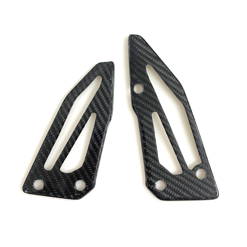 For YAMAHA MT10 FZ10 Mt10 2016 2017 2018 2019 2020 2021 100%Carbon Fiber Motorcycle Accessories Heel Guard Plates Foot Rests