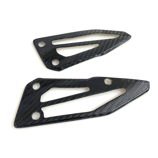 For YAMAHA MT10 FZ10 Mt10 2016 2017 2018 2019 2020 2021 100%Carbon Fiber Motorcycle Accessories Heel Guard Plates Foot Rests