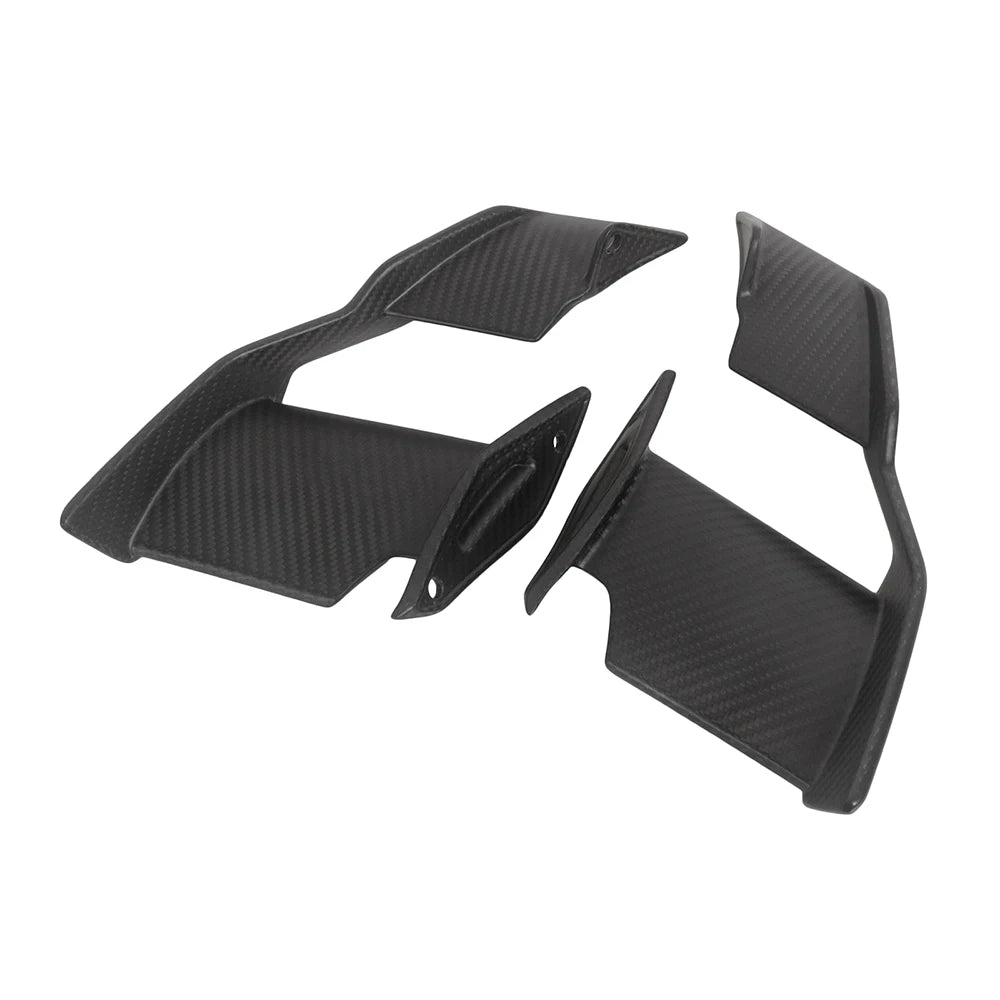 Carbon Fiber Side Winglets Wing Protector Cover Front Fairings for BMW S1000RR M1000R 2023 2024