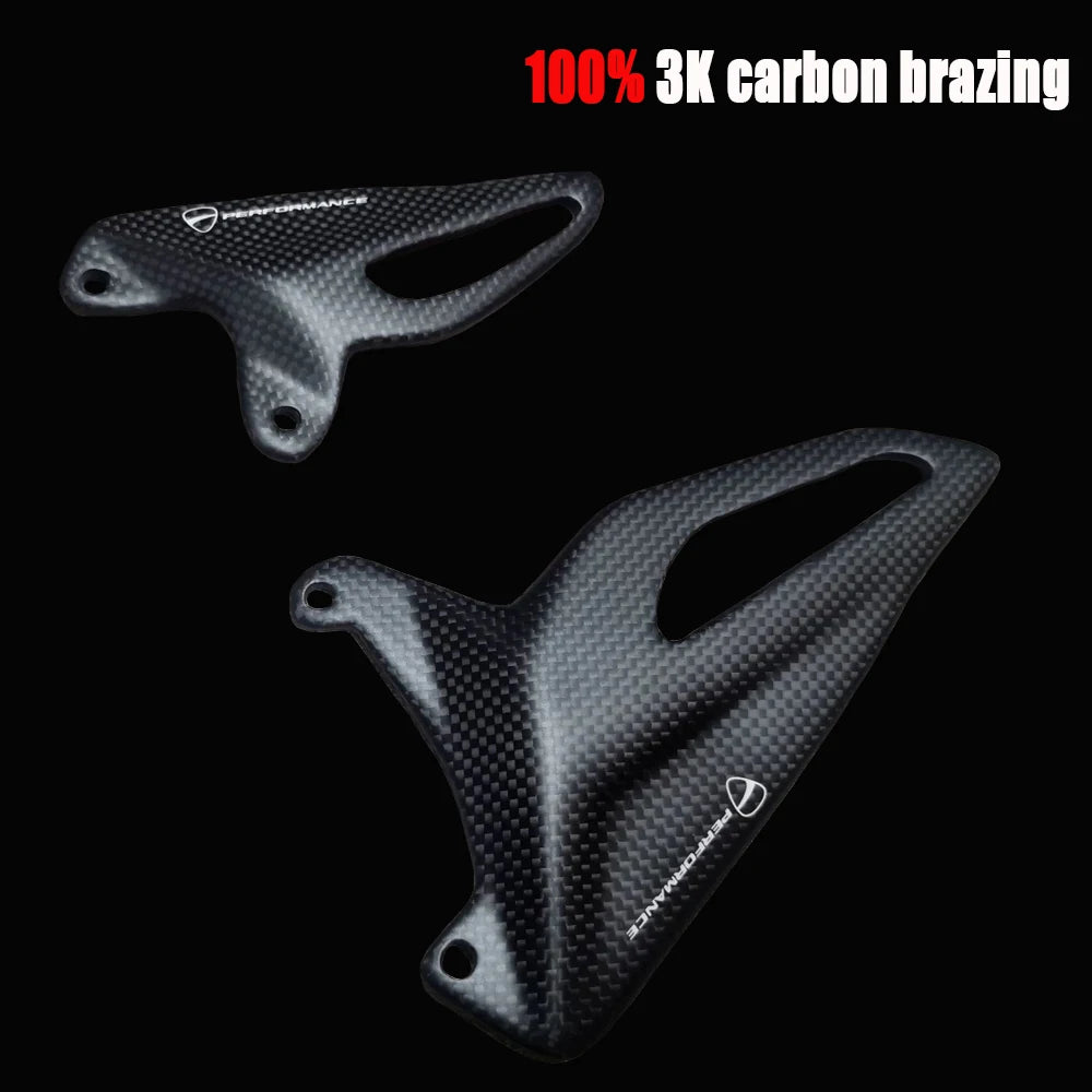 For DUCATI Streetfighter V2 V4/S 2020-2024 NEW Carbon Fiber Accessories Motorcycle Heel Guard Protector Foot Wing Rearset
