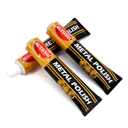 50/100G German AUTOSOL Metal Polishing Paste Stainless Steel Rust Removal Grinding Copper Metal Watch Scratch Repair Cream