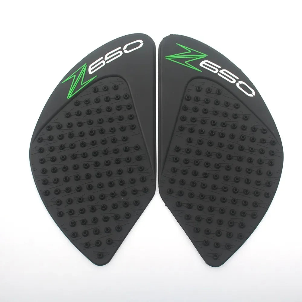 For Kawasaki Z650 Z 650 Motorcycle Tank Pad Protector anti Slip Oil Tank Pad Sticker Decals Side Gas Knee Grip Traction Protect
