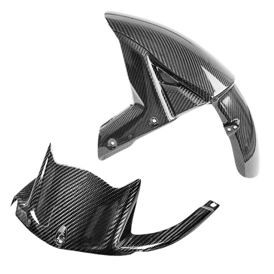 Guardabarros delantero y trasero en fibra de carbono real  KAWASAKI ZX10R 2011-2023