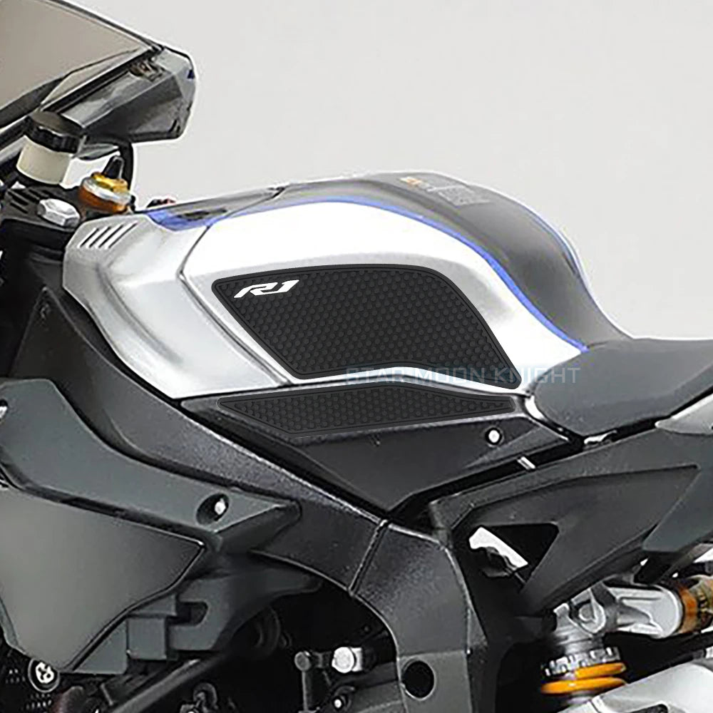 For Yamaha YZF R1 R1M YZFR1 YZF-R1 2015 - 2021 Motorcycle Non-Slip Side Fuel Tank Stickers Waterproof Pad Rubber Sticker