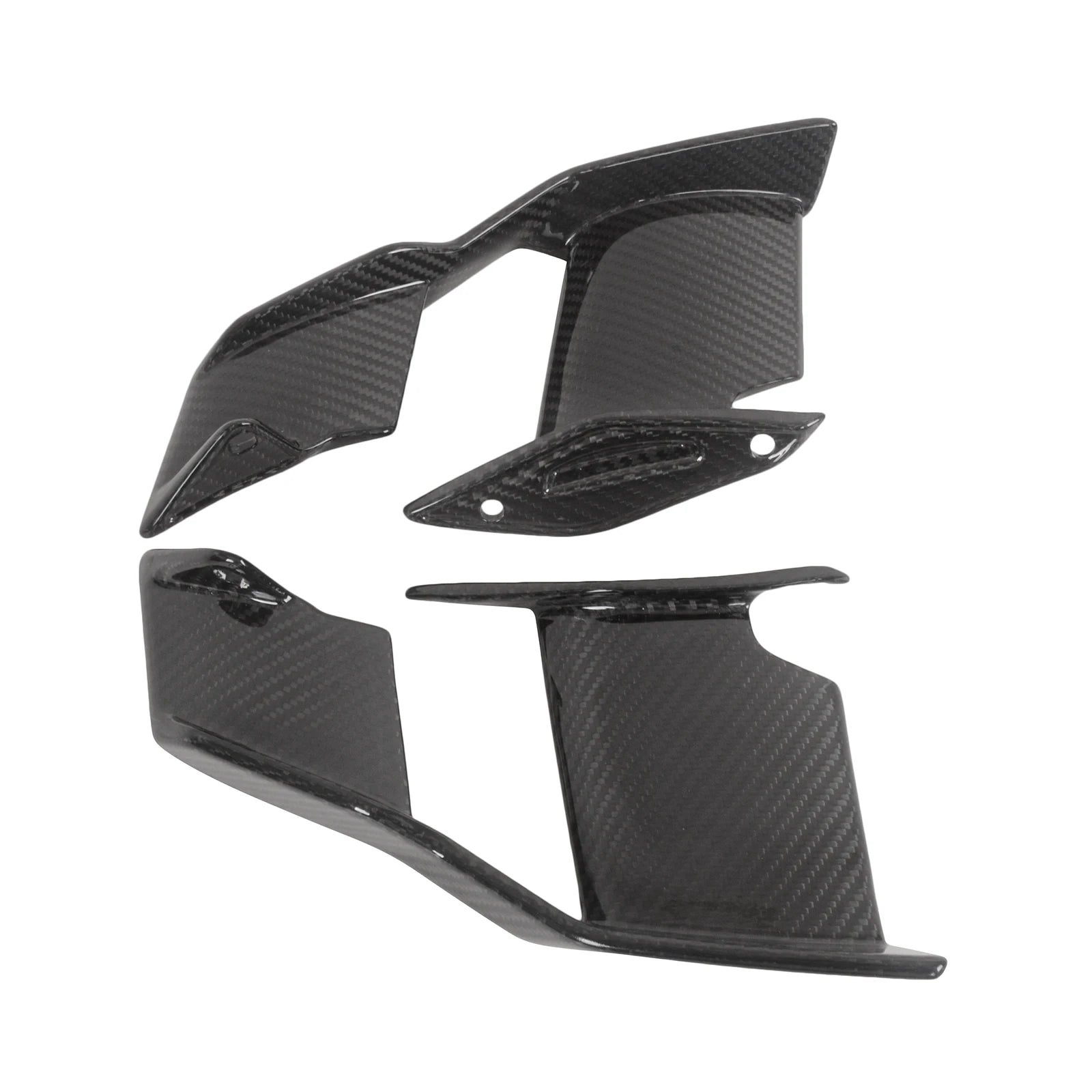 For BMW S1000R 2021 2022 2023 M1000R 2023 100% Carbon Fiber Front Winglets Kits Fairing