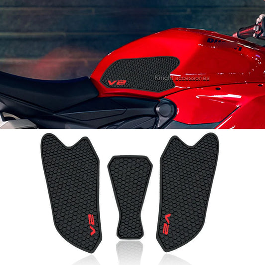 For Ducati PANIGALE Streetfighter V2 2022 2023 Motorcycle Tank Traction Pad anti Slip Sticker Gas Knee Grip Protector
