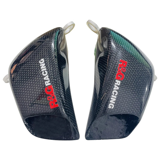 Suitable for Kawasaki ZX6R Motorcycle Modification Front Brake Air Guide Radiator Carbon Fiber Caliper Heat Dissipation